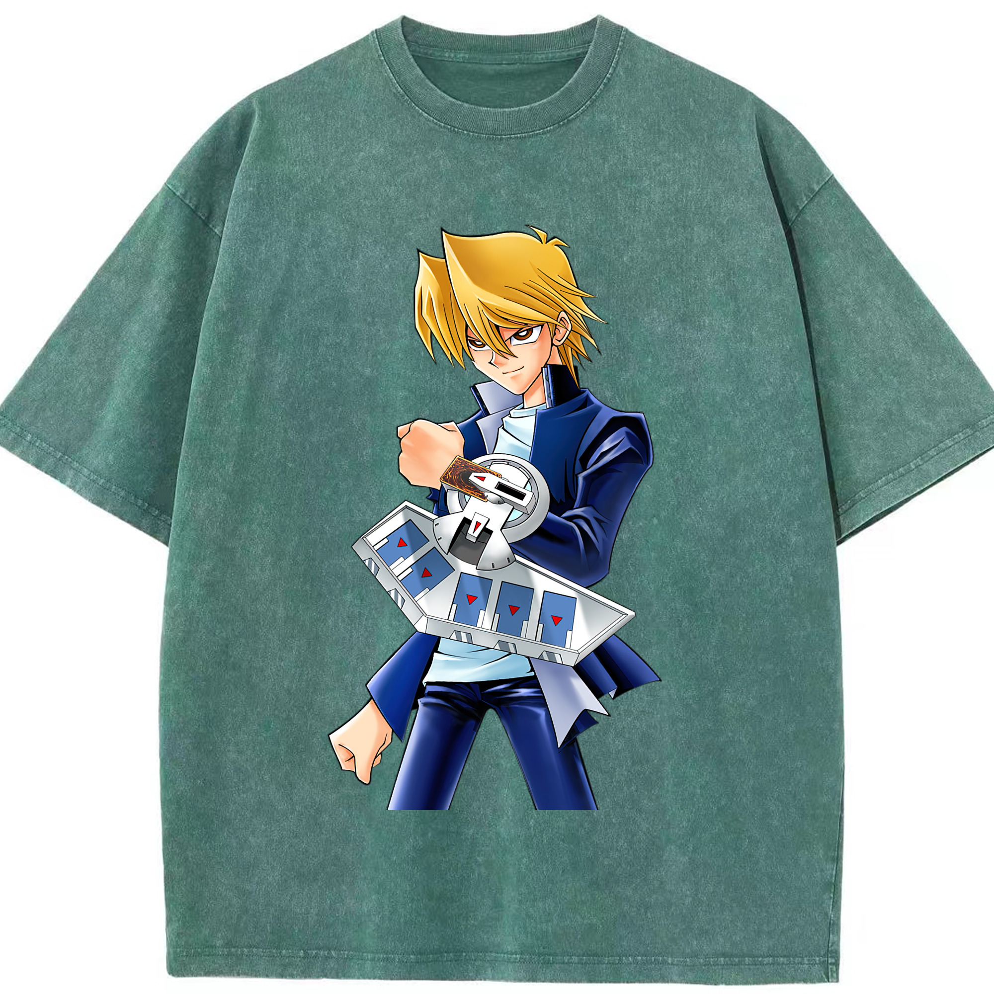 （画像用） 遊☆戯☆王 Yu-Gi-Oh! 綿100% ヴィンテージ風 半袖Tシャツ（フロントプリント）